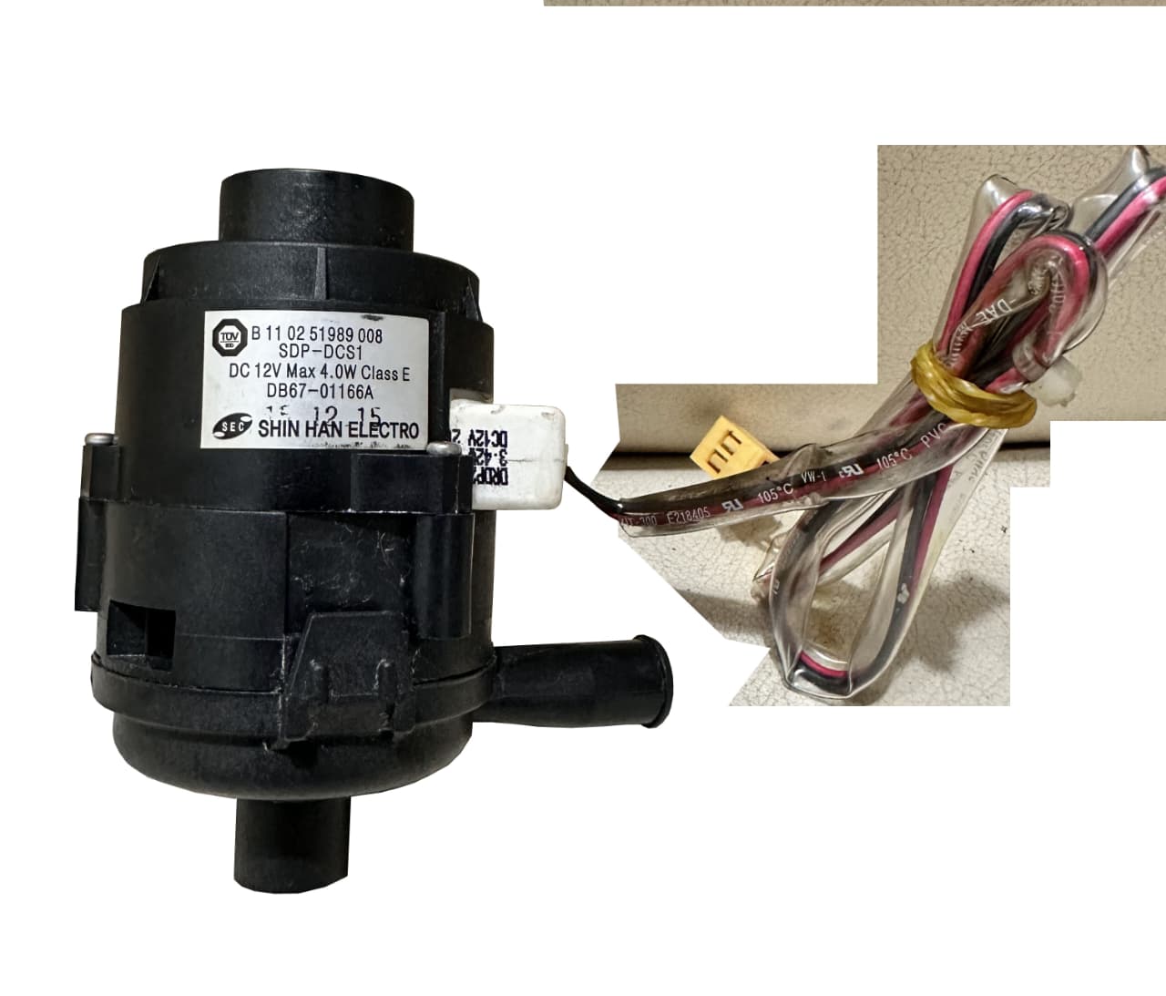 Samsung VRF Indoor Unit Drain Pump – SDP-DCS1, DC 12V, DB67-01166A